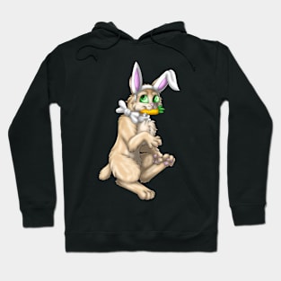 Bobtail BunnyCat: Cream (White) Hoodie